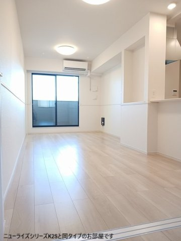 仮）根木内アパートの居間・リビング|居間です