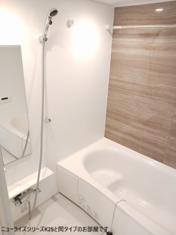 仮）根木内アパートの浴室|日々の暮らしに欠かせないお風呂です