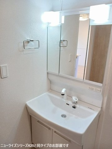 仮）根木内アパートの洗面所|洗面所です