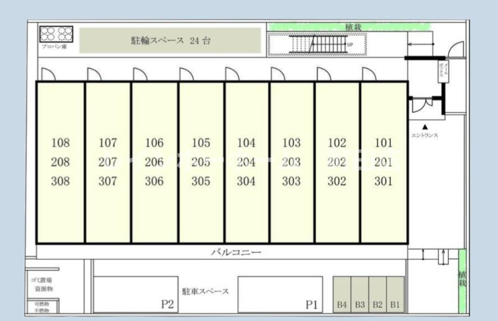 リブリ・サンセリテ2※初期費用分割後払いサービス利用可能物件の区画図