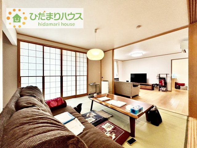 【和室】 | つくば市みどりの中央　中古戸建 | 8帖の和室はみんなの憩いの場となる事間違いなし！