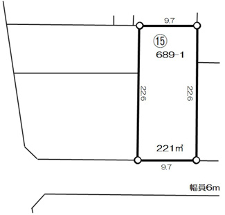 【土地図】 | 羽生市西3丁目売地