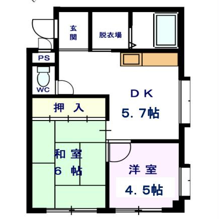 アーク早瀬の間取り