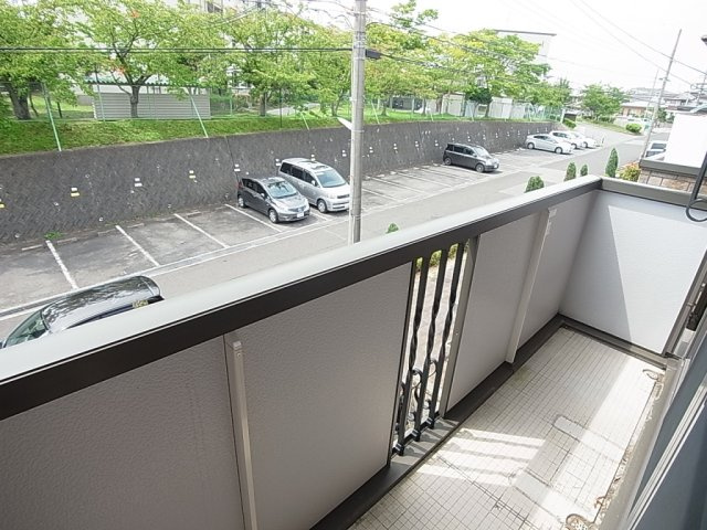 ソレアードのバルコニー|日当たりの良いバルコニー