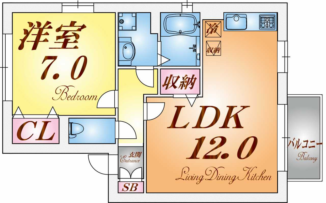 ソレアードの間取り