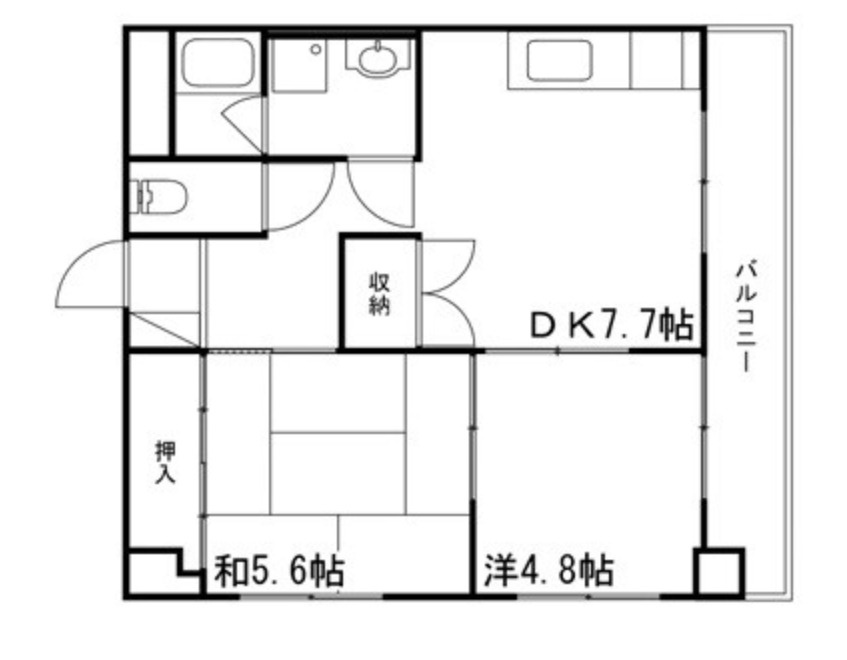 マジェスティコート東雲町の間取り