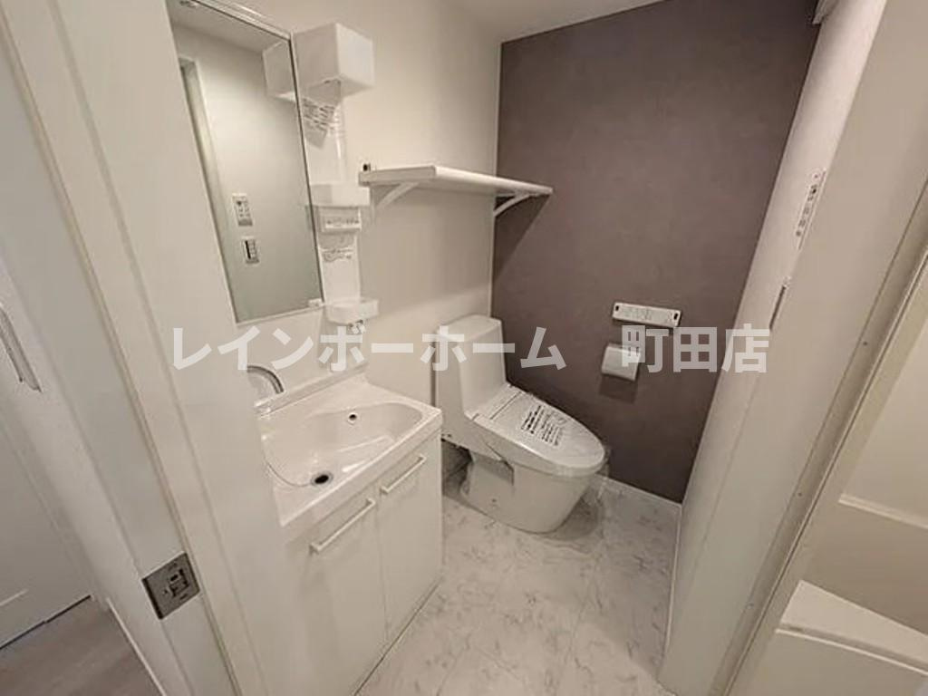 アザーレ・ソラ向ヶ丘遊園※初期費用分割あと払いサービス利用可能物件のトイレ