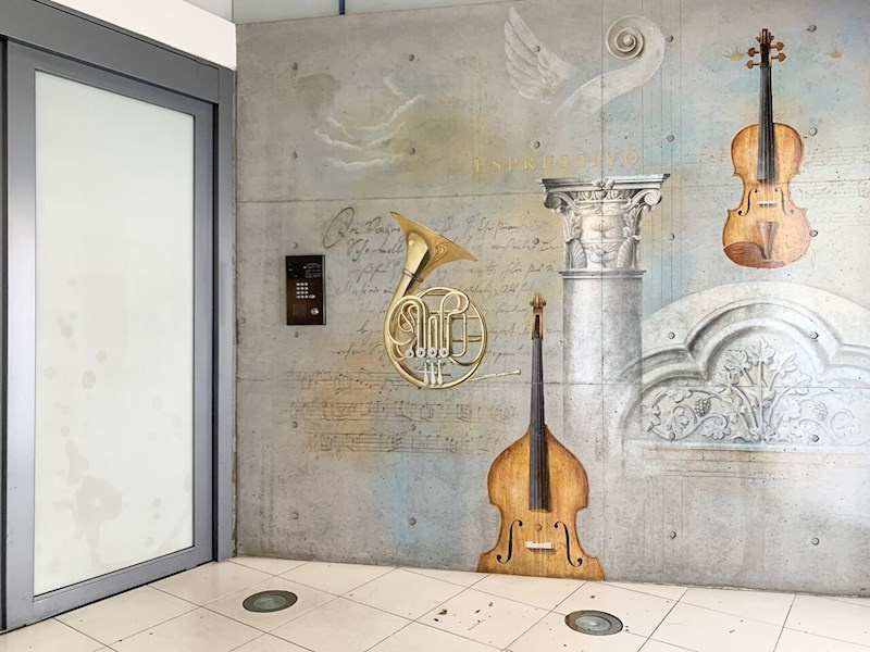 練馬区上石神井２丁目の賃貸マンションのロビー