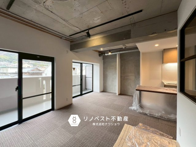 ライオンズマンション瓢箪山の居間・リビング|カフェのようなお洒落なLDK。
