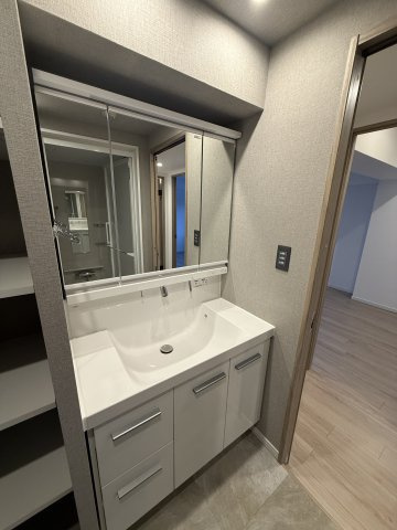 ライオンズマンション北烏山の独立洗面台|朝の身支度には欠かせない独立洗面化粧台