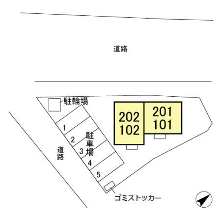エスキーナの区画図