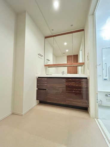 パークハウス清澄白河タワーの独立洗面台