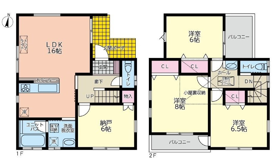 川口青木　中古戸建の間取り