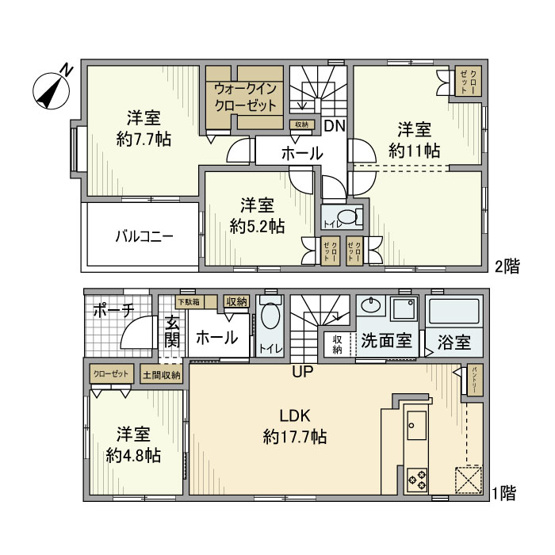 【間取り】 | 今谷上町戸建