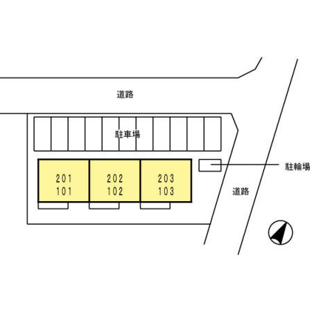 サンフレア東林間の地図