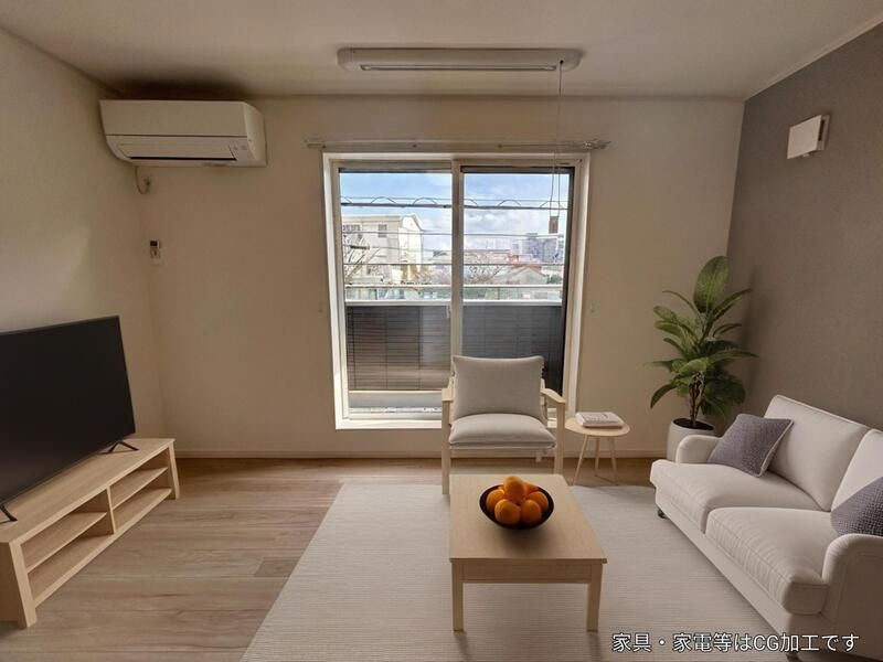 サンライズ大山Ⅱの居間・リビング