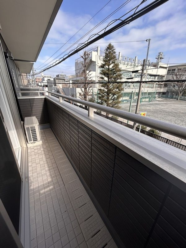 サンライズ大山Ⅱのバルコニー
