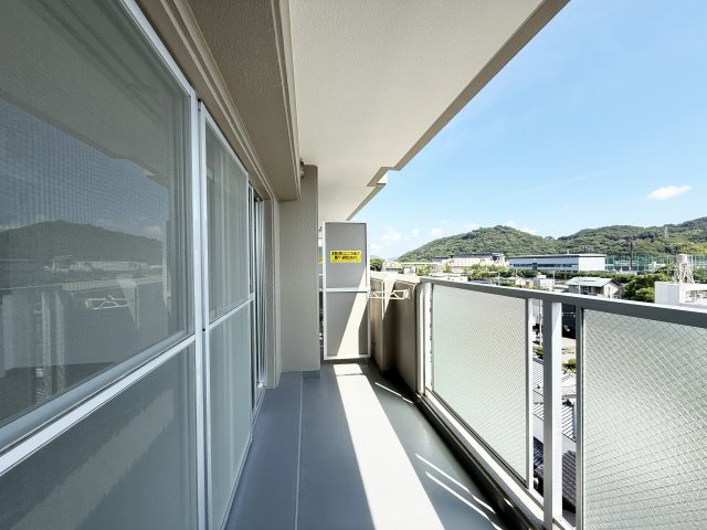 サンハイツ上町（１）のバルコニー