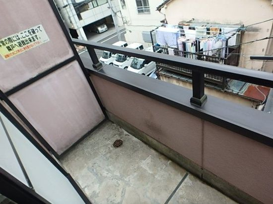 コンフォート日暮里のバルコニー