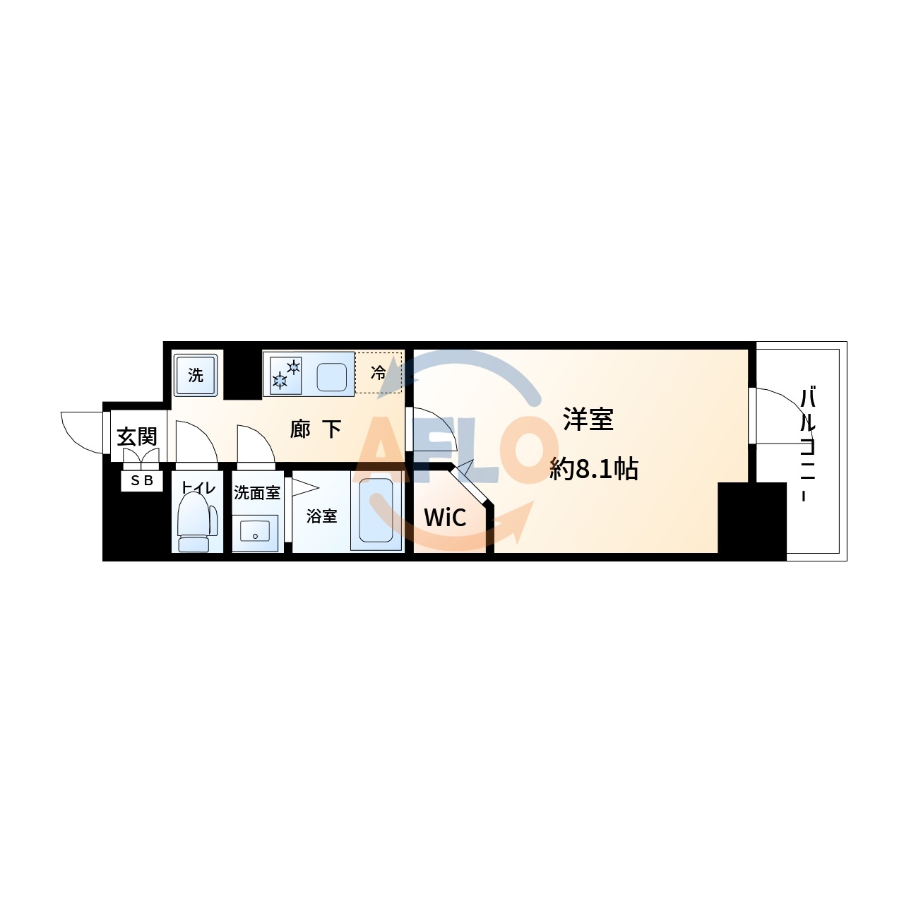 ミラージュパレス大阪ドームProsperの間取り|ミラージュパレス大阪ドームProsper　間取り