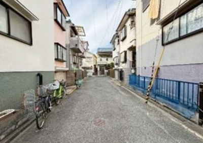 【前面道路含む現地写真】 | 尼崎市杭瀬寺島1丁目　中古戸建