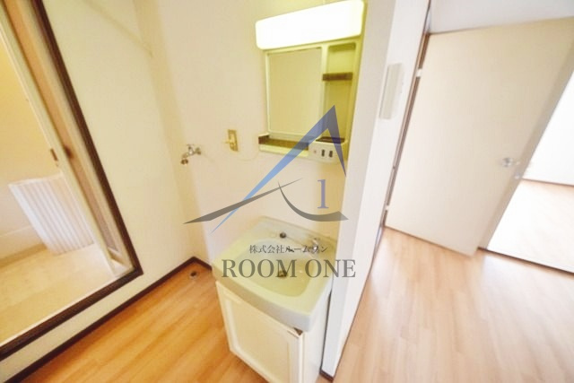 ハイムフクシマの洗面所|洗面台です。