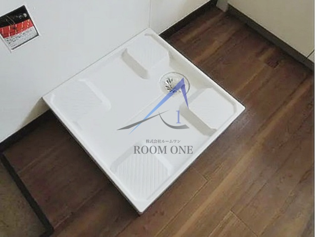 マンション上富士の設備|洗濯機置き場です。