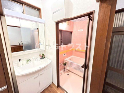 【洗面所】 | もみじと夕陽のテラス