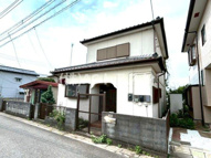 もみじと夕陽のテラスの画像