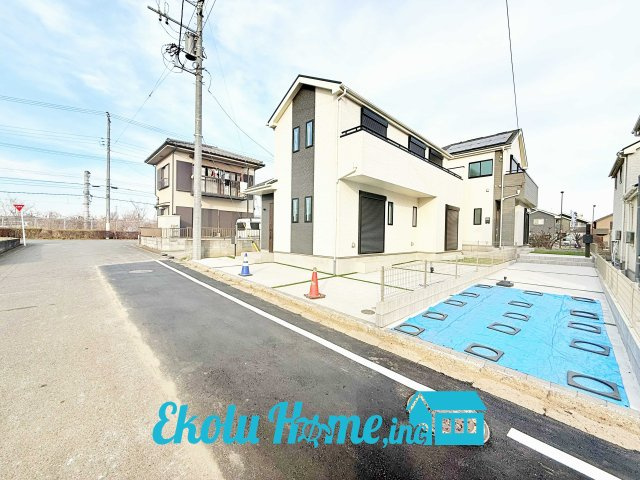 あきる野秋留　全6棟　B号棟の前面道路含む現地写真
