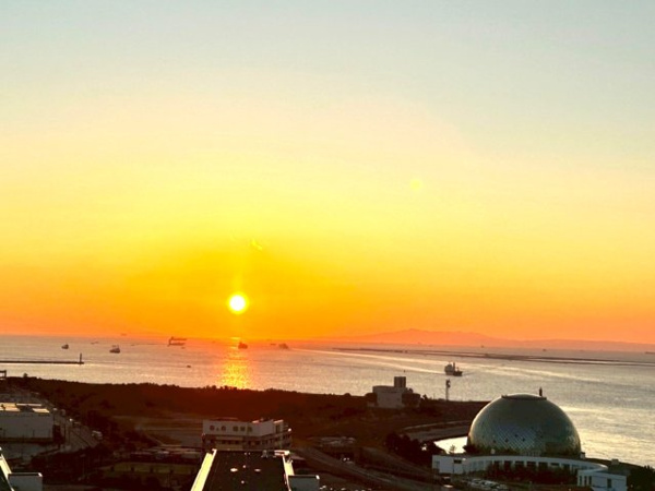 【展望】 | 【物件からの眺望】綺麗な夕陽がお部屋から見れます♪