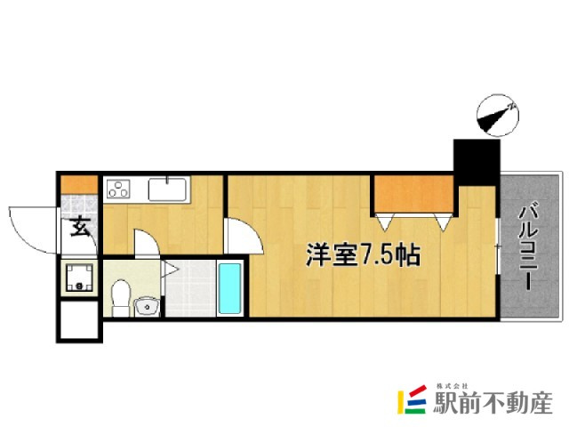 No.67 BENEFIT21博多の間取り