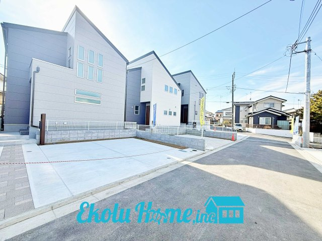 あきる野瀬戸岡第4期　全9棟　5号棟の前面道路含む現地写真|2026年02月　撮影
