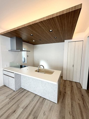 【キッチン】 | 横須賀市津久井一丁目戸建 | コンパクトなキッチンで掃除もラクラク