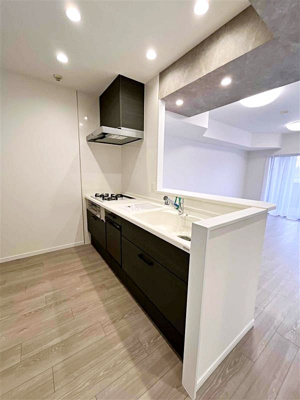 【キッチン】 | ダイアパレスワンダースケープ | コンパクトなキッチンで掃除もラクラク