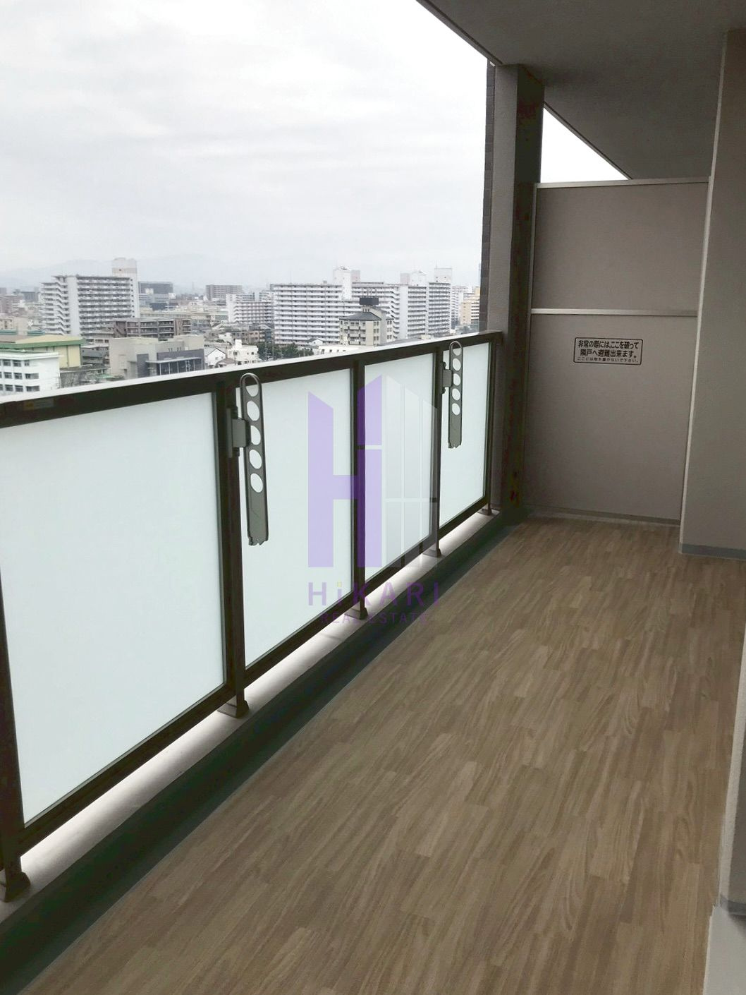 ユニハイム駒川中野レジデンスのバルコニー|※新築時の写真です