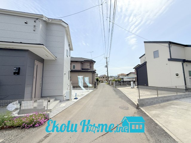 あきる野上代継 第1期（25-1期） 全1棟の前面道路含む現地写真|2026年4月撮影