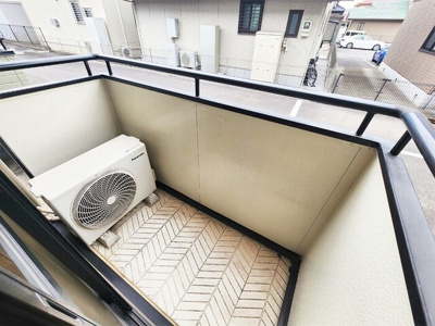 【バルコニー】 | コーポラス羽屋A | 103　バルコニー