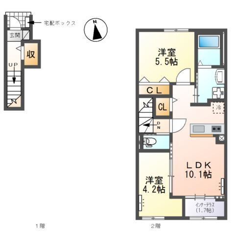 【間取り】 | ヒルズ　スペース