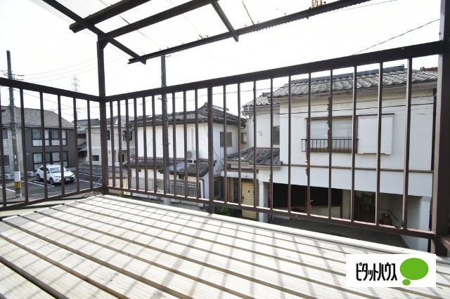 朝倉町戸建のバルコニー