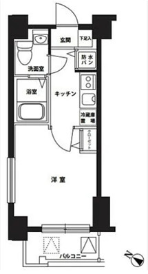 クレアシオン門前仲町の間取り