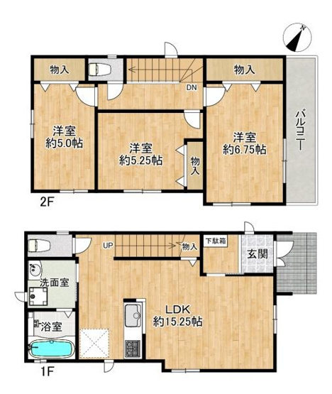 【間取り】 | 明石市大蔵谷奥　新築戸建1号棟