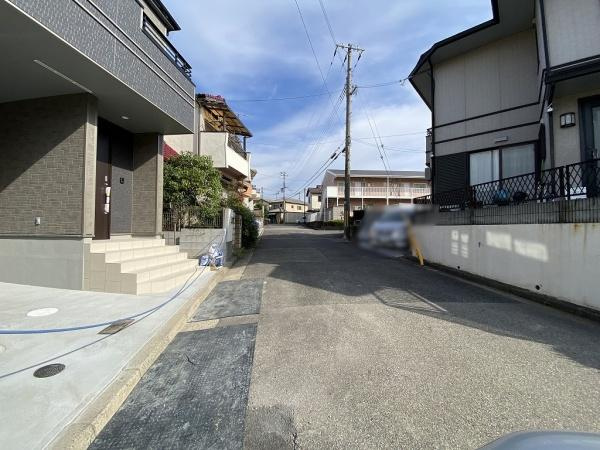 【前面道路含む現地写真】 | 明石市太寺天王町　新築戸建A号棟