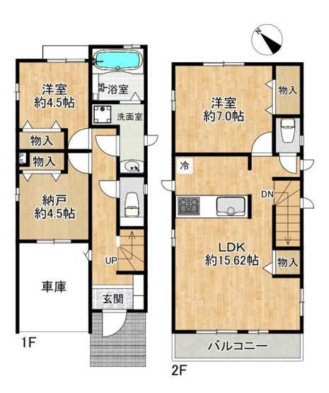 【間取り】 | 明石市太寺天王町　新築戸建A号棟
