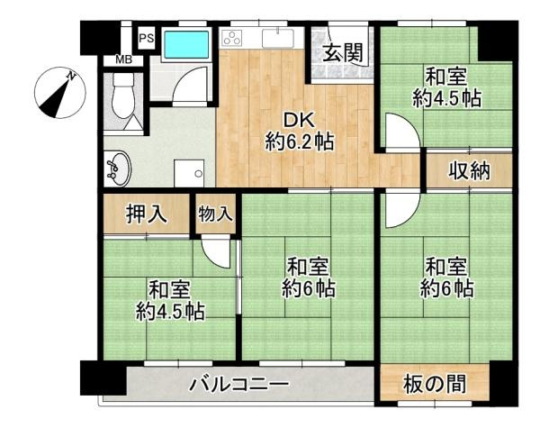 【間取り】 | 御厨ビル　中古マンション