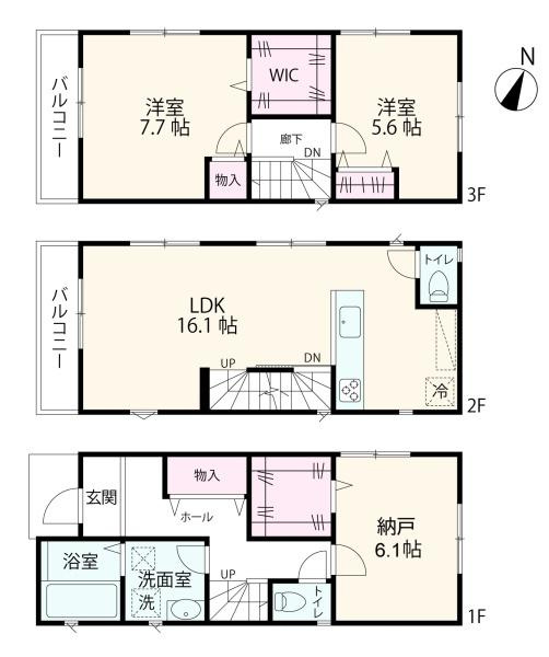川崎市川崎区京町１丁目の新築一戸建