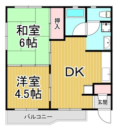 パラツィーナエスタ武庫元町の間取り