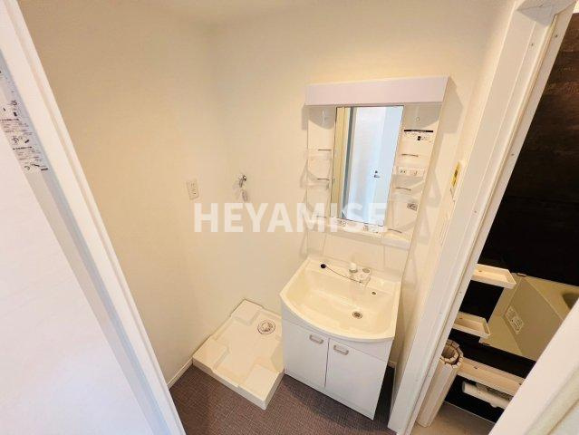 ミライ幸町の洗面所|※室内画像は別号室のもの