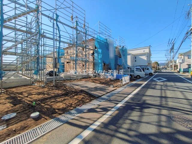祝　成約済み　八王子市　台町　新築戸建て　７期の前面道路含む現地写真|～仲介手数料無料☆八王子ひなた不動産～八王子市台町　新築戸建て