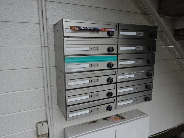 メゾンスヌーピーのエントランス